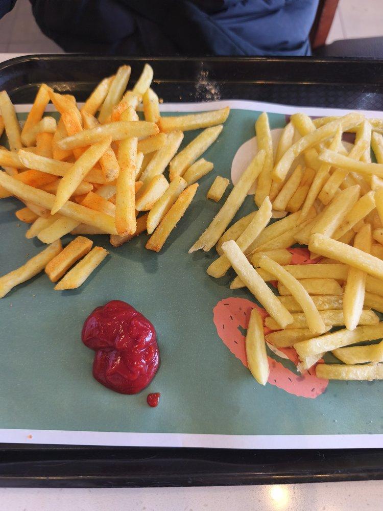 중마동 버거킹 불고기와퍼 세트 라지 및 쉐이킹프라이 매콤치즈