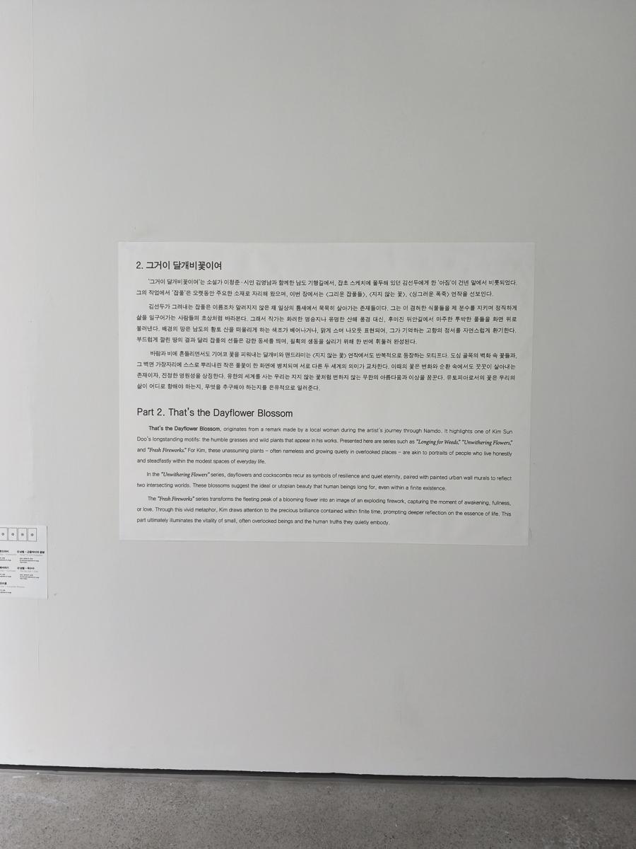 광양 전남도립미술관 전시: 잡초를 사랑한 이창준 작가의 흥미롭고 재미있는 작업 노트 (Interesting and fun work notes by artist Lee Chang-jun who loved weeds)