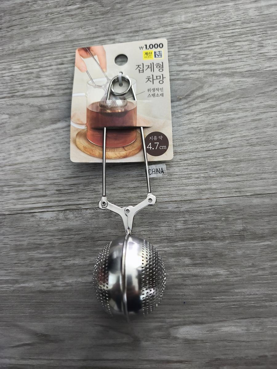 한국 남부지방 겨울 식물: 미세플라스틱 걱정을 덜어주는 스테인리스 티백 망 (Stainless steel tea infuser to reduce microplastic worries)